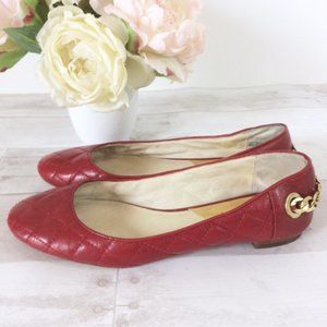 Michael Kors Quilted Lambskin Ballet Flats